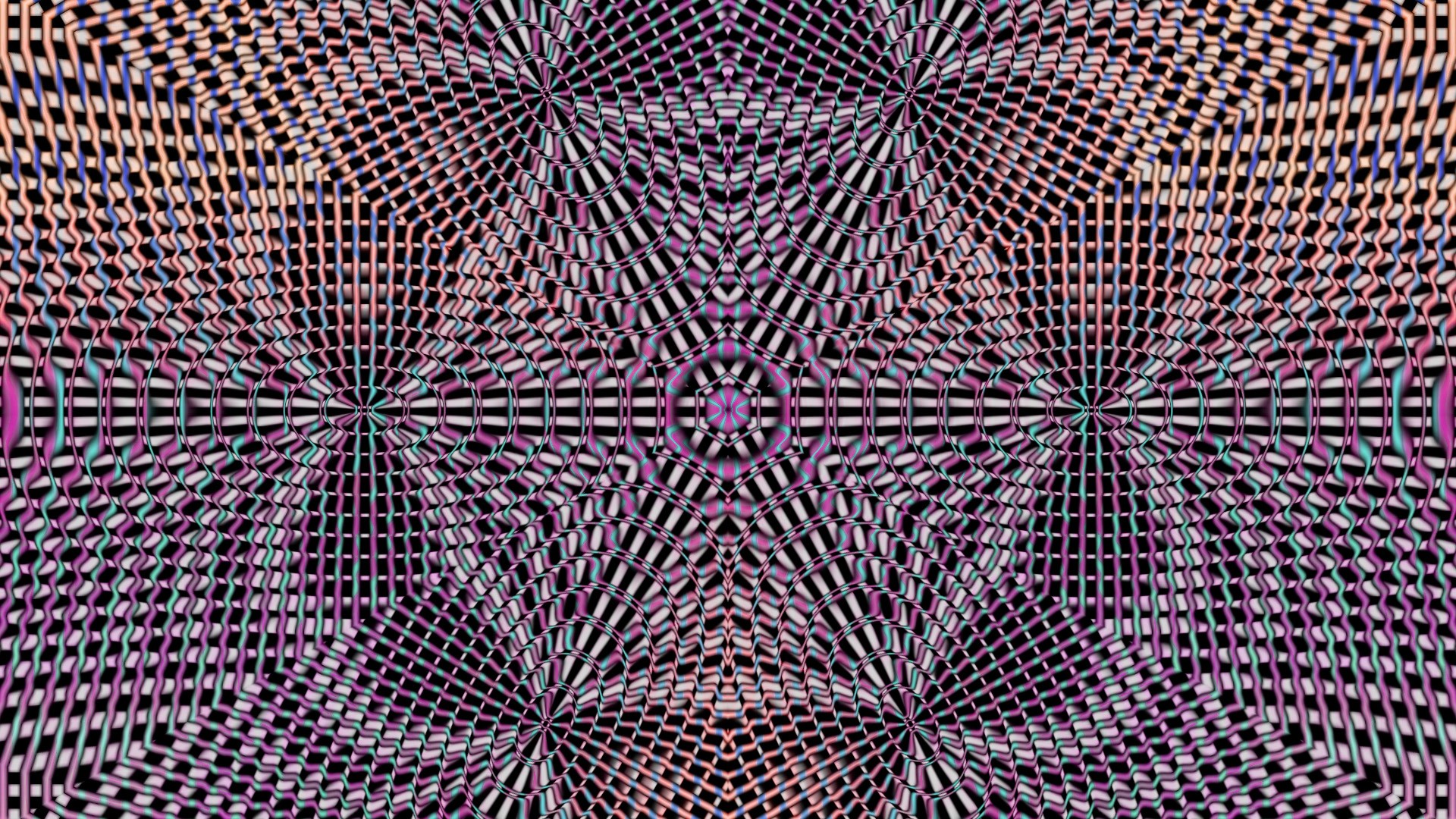hypnotic geometric pattern
