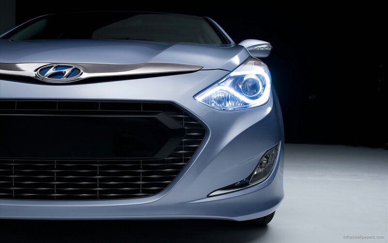 Hyundai car front view