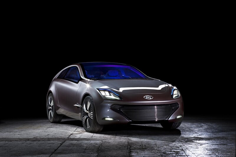 Hyundai Concept Car — Black, Dramatic, Photograph
