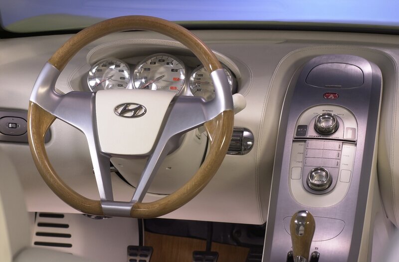 Hyundai concept car interior