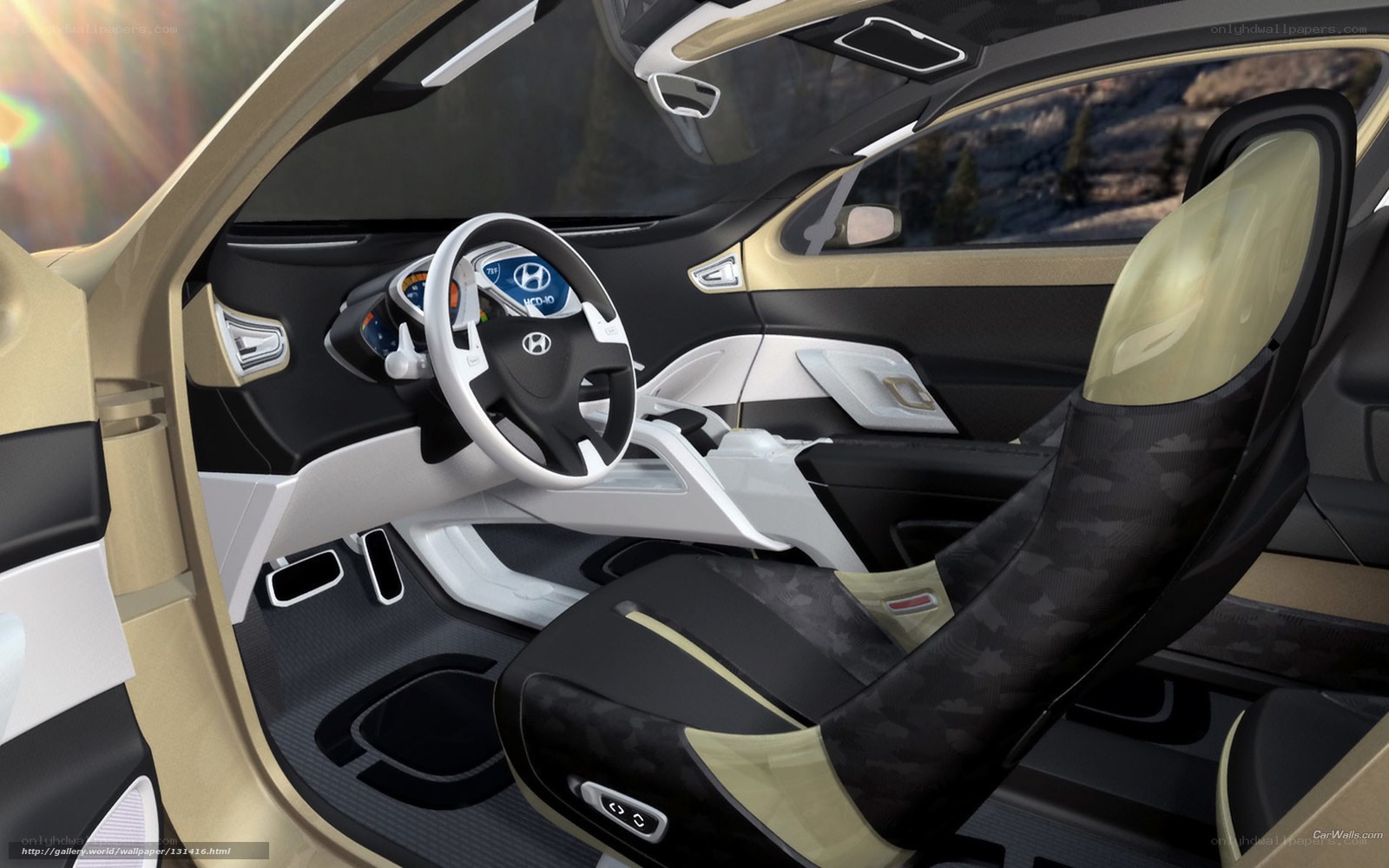 Hyundai concept car interior