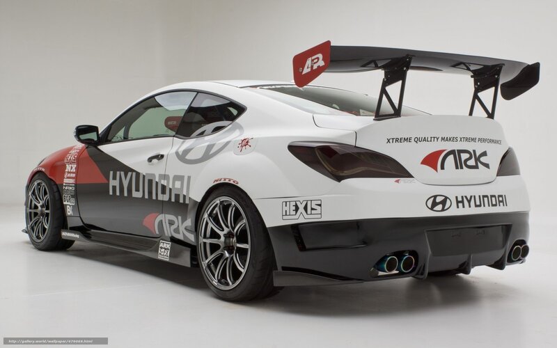 Hyundai Genesis Coupe race car