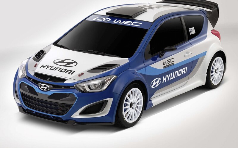 Hyundai i20 WRC rally car