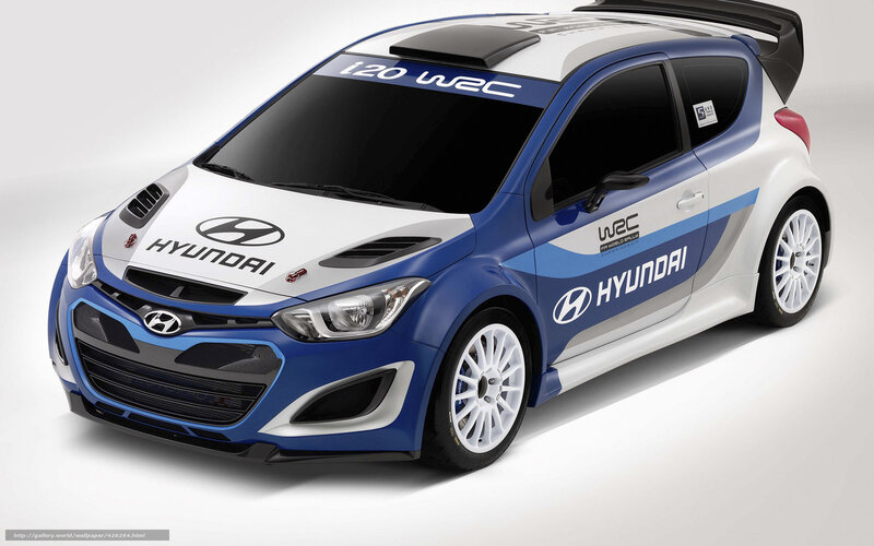 Hyundai i20 WRC rally car