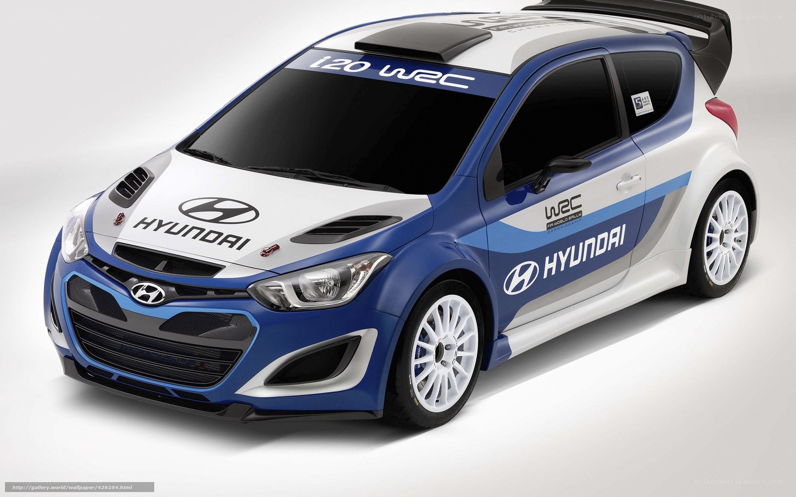 Hyundai i20 WRC rally car