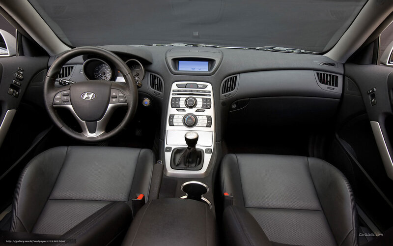 Hyundai interior dashboard view