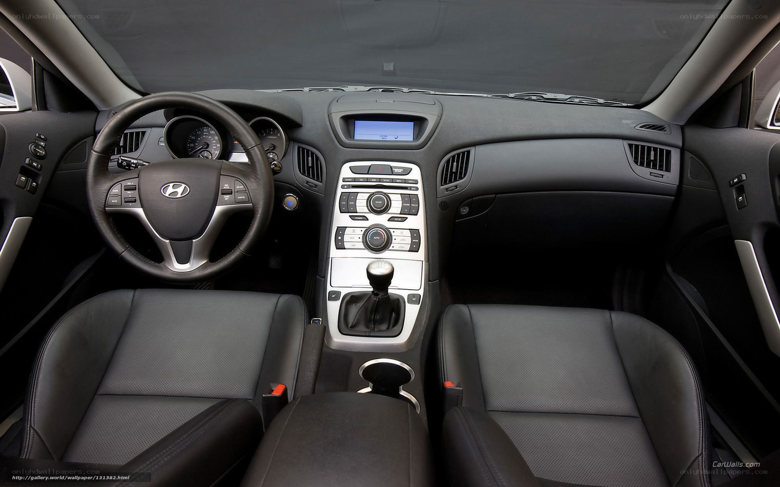 Hyundai interior dashboard view