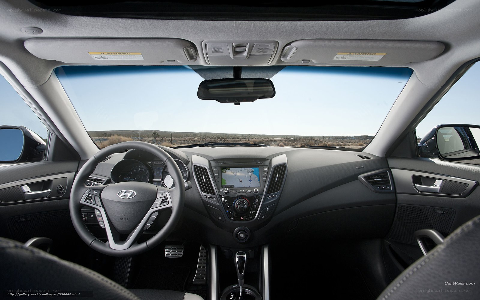 Hyundai interior view