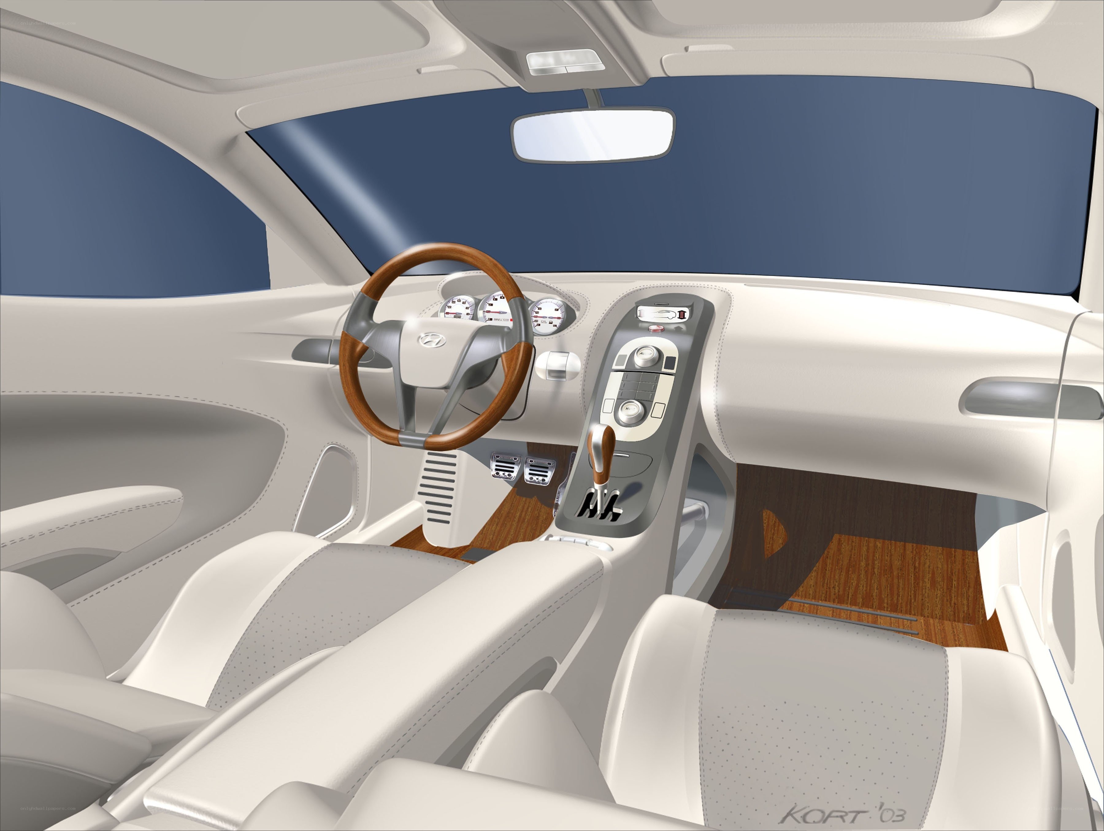 Hyundai Kort '03 concept interior