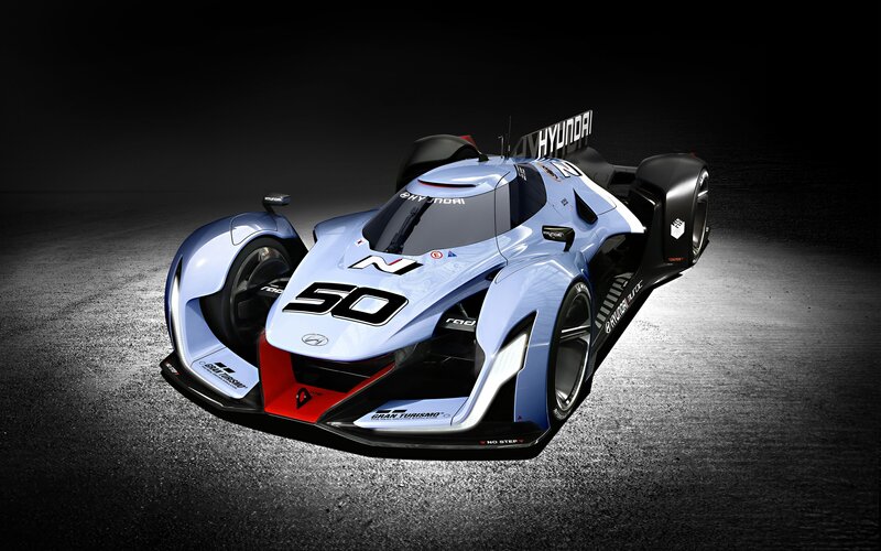 Hyundai Race Car — Blue