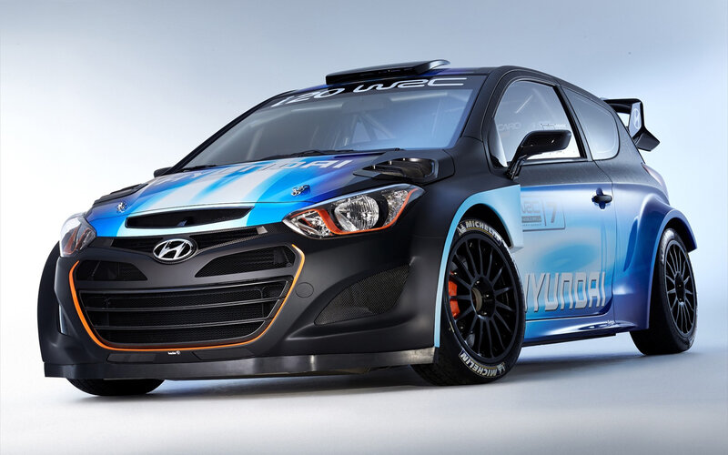 Hyundai Rally Car — Blue