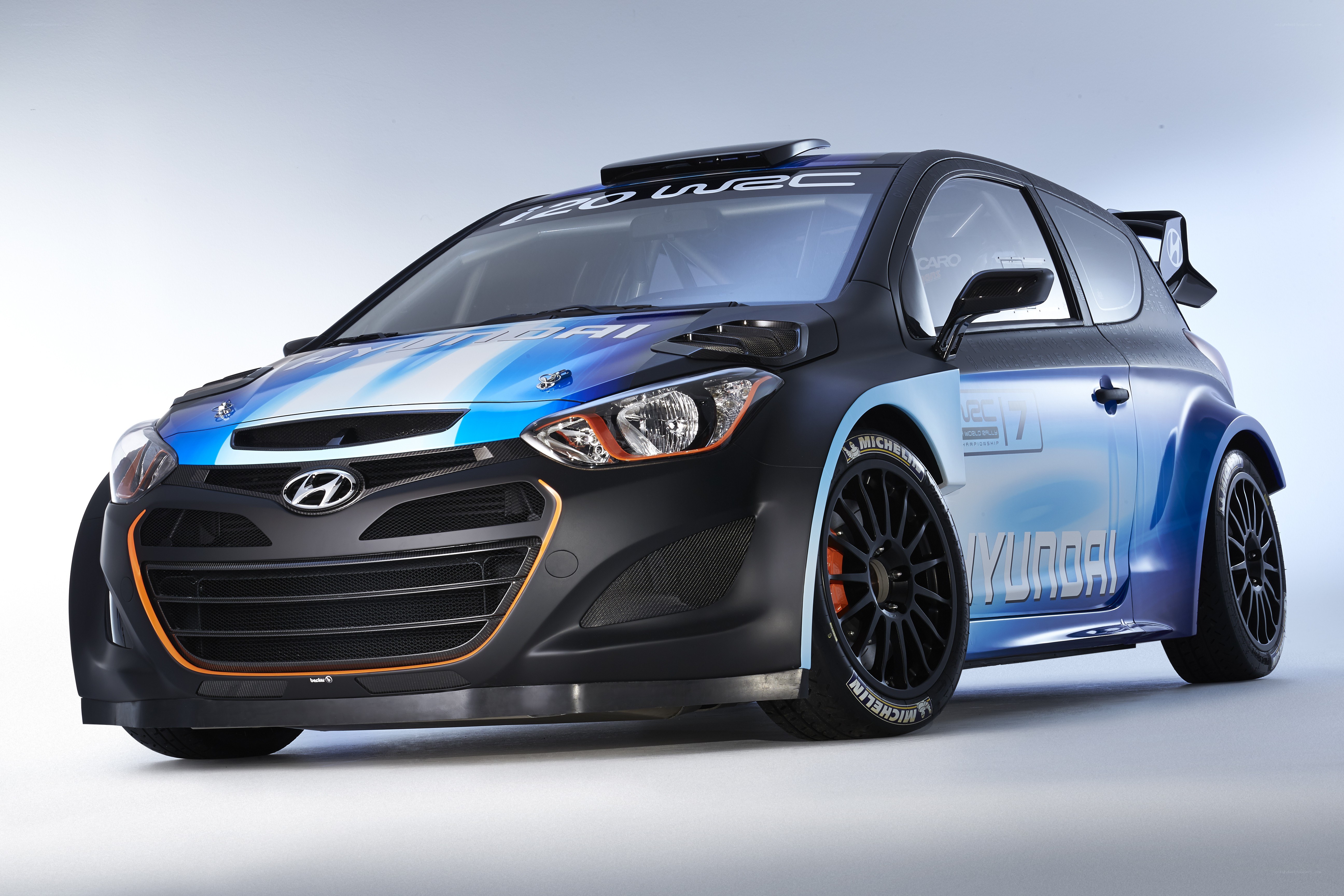 Hyundai rally car