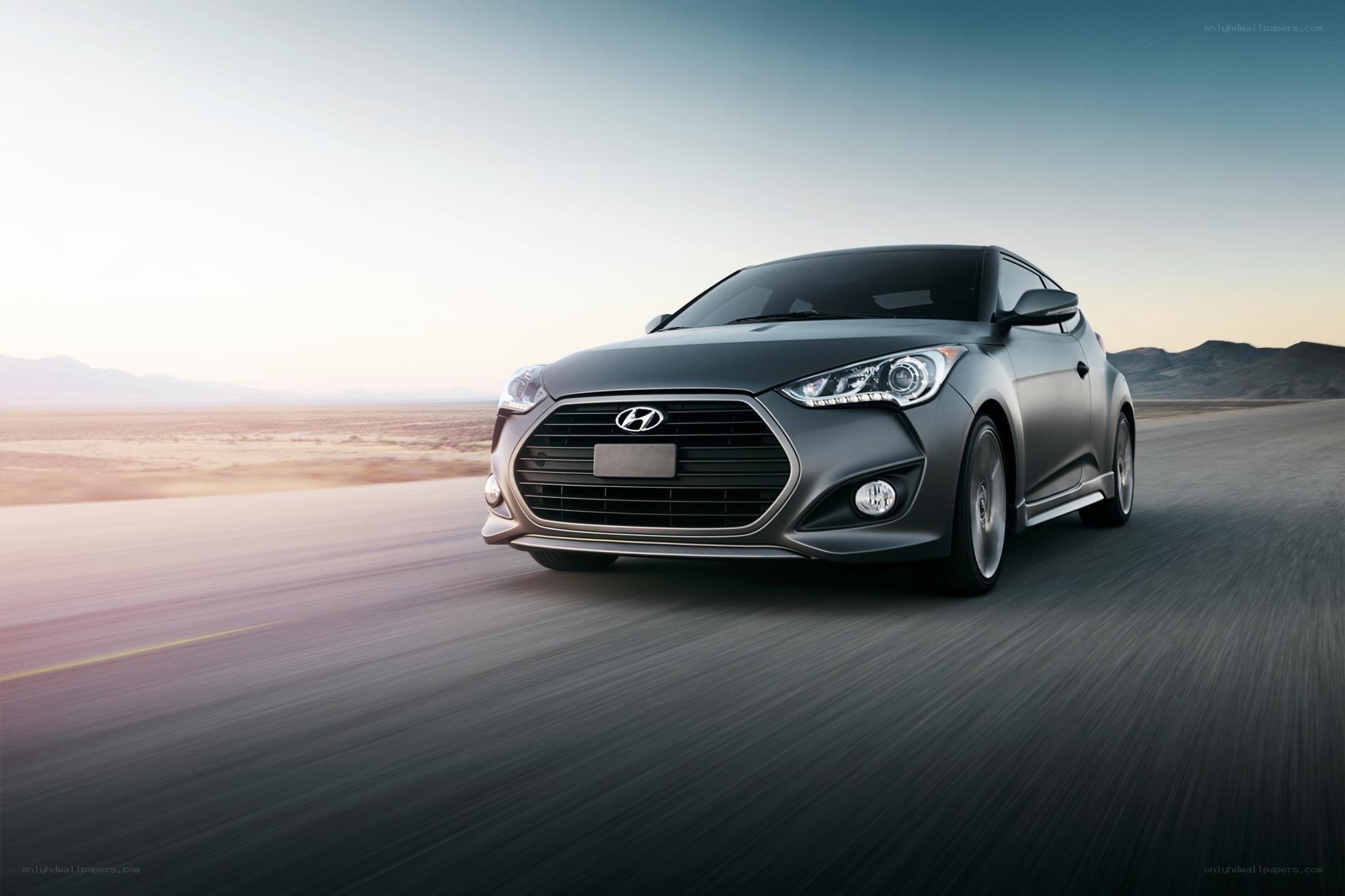 Hyundai Veloster in motion