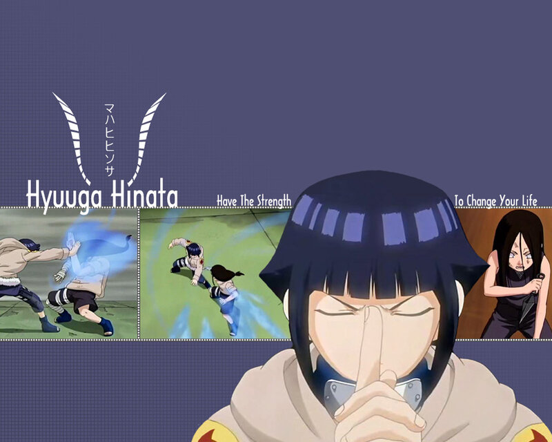 Hyuuga Hinata character collage