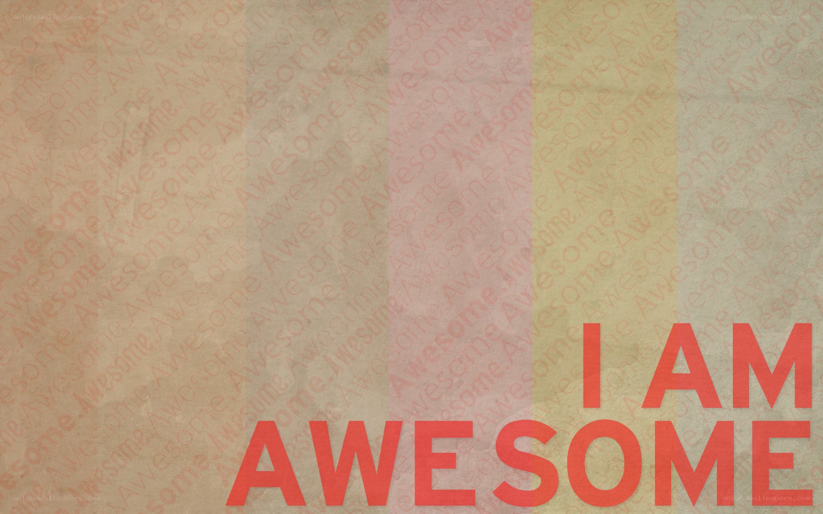 I Am Awesome text graphic