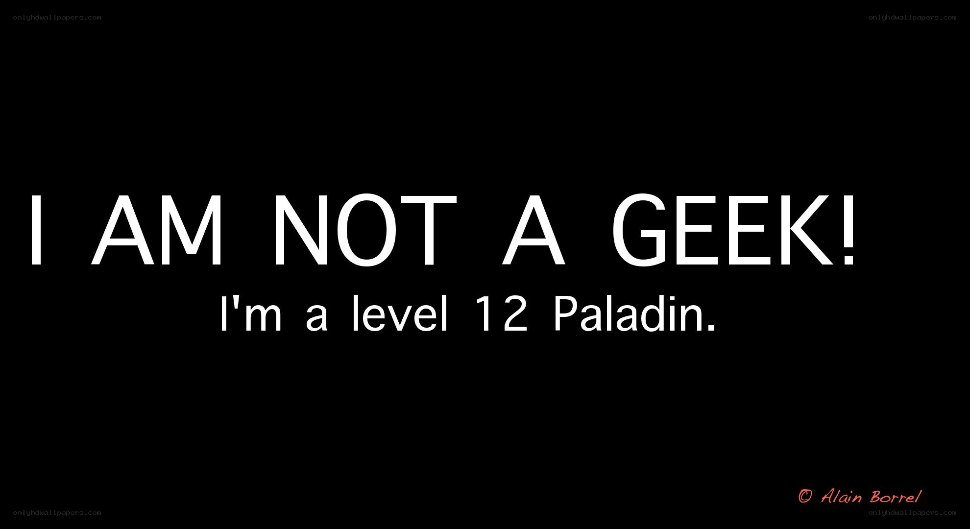 I am not a geek