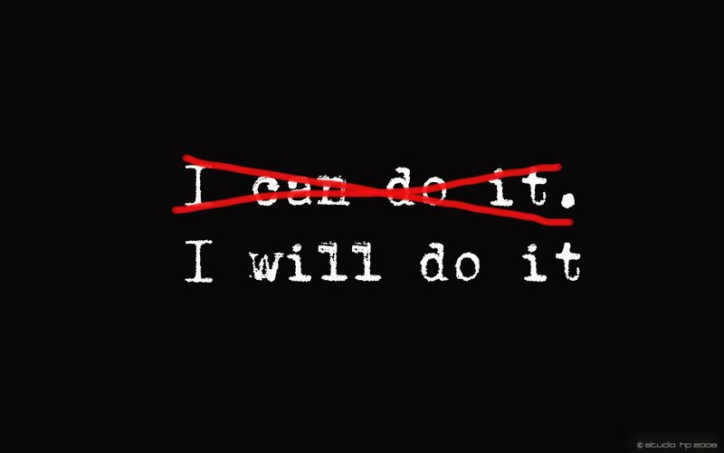 I can do it vs I will do it