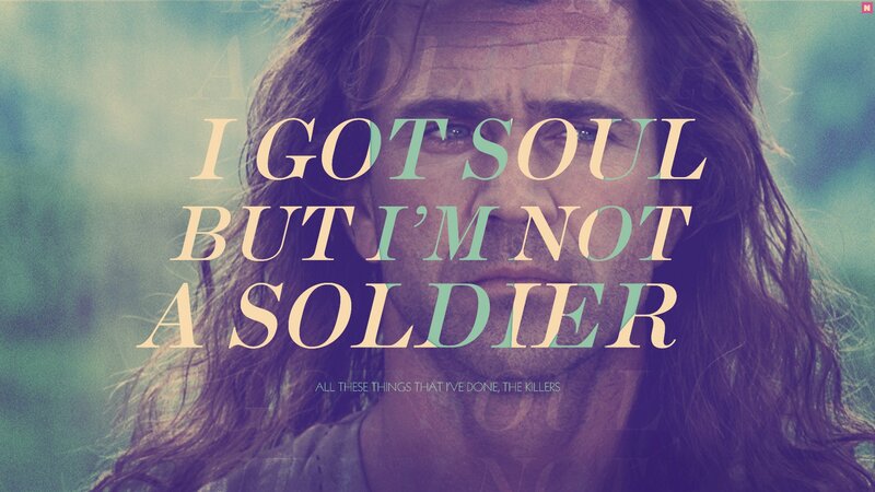 I Got Soul but I'm Not a Soldier