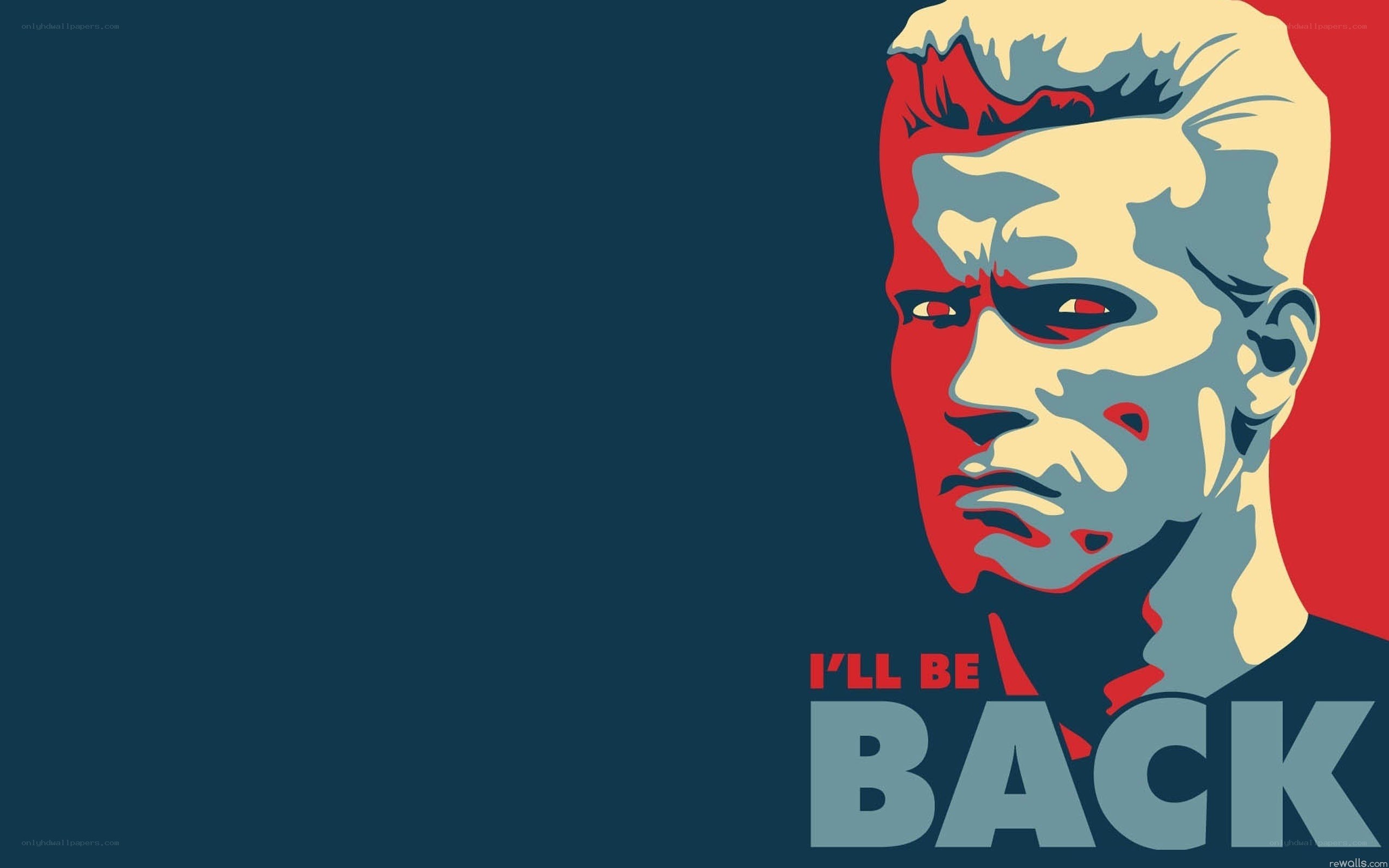 I'll Be Back poster art
