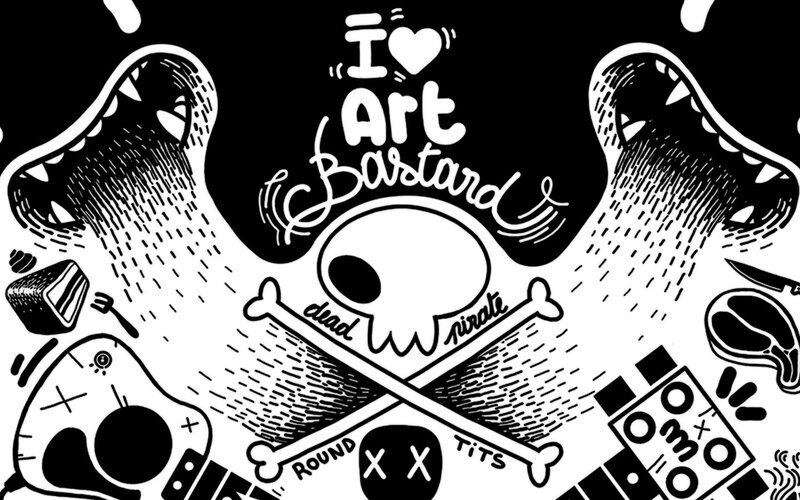 I Love Art Bastard illustration