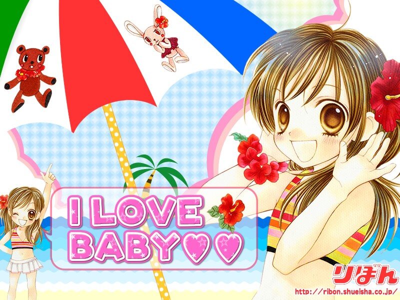 I Love Baby anime art