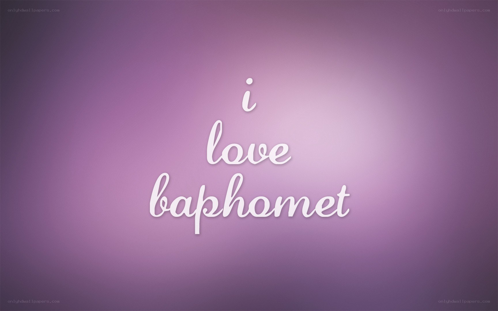 i love baphomet