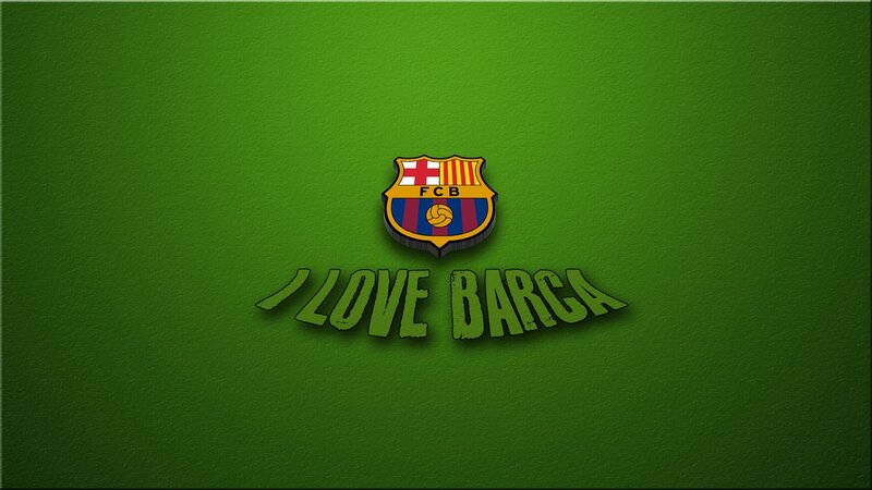 I love Barca logo