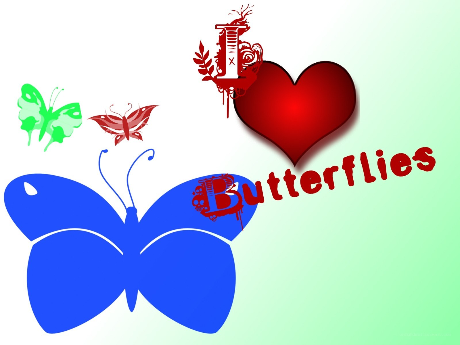 I love butterflies