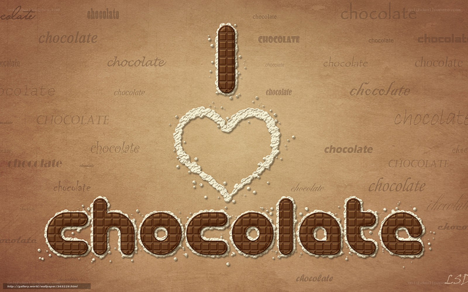 I love chocolate design