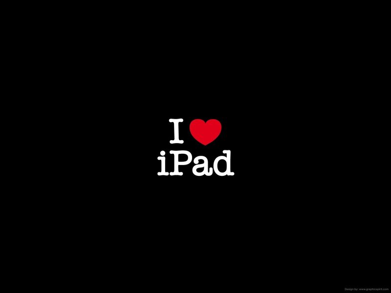 I love iPad text