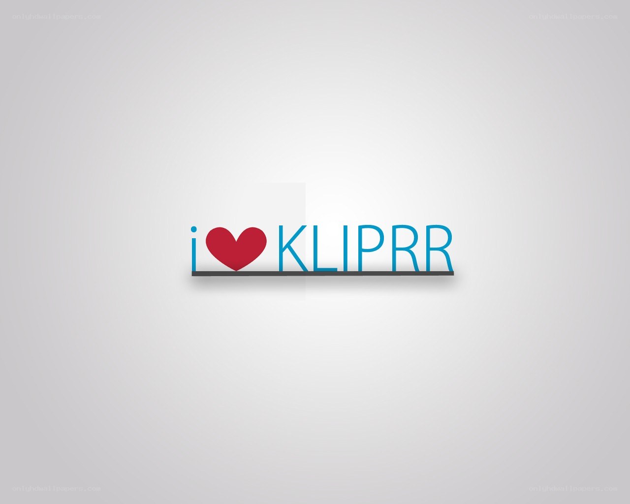 i love kliprr logo