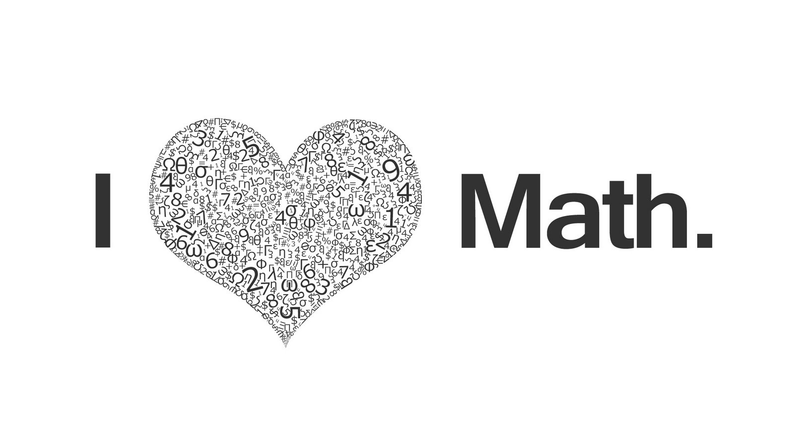I love math heart