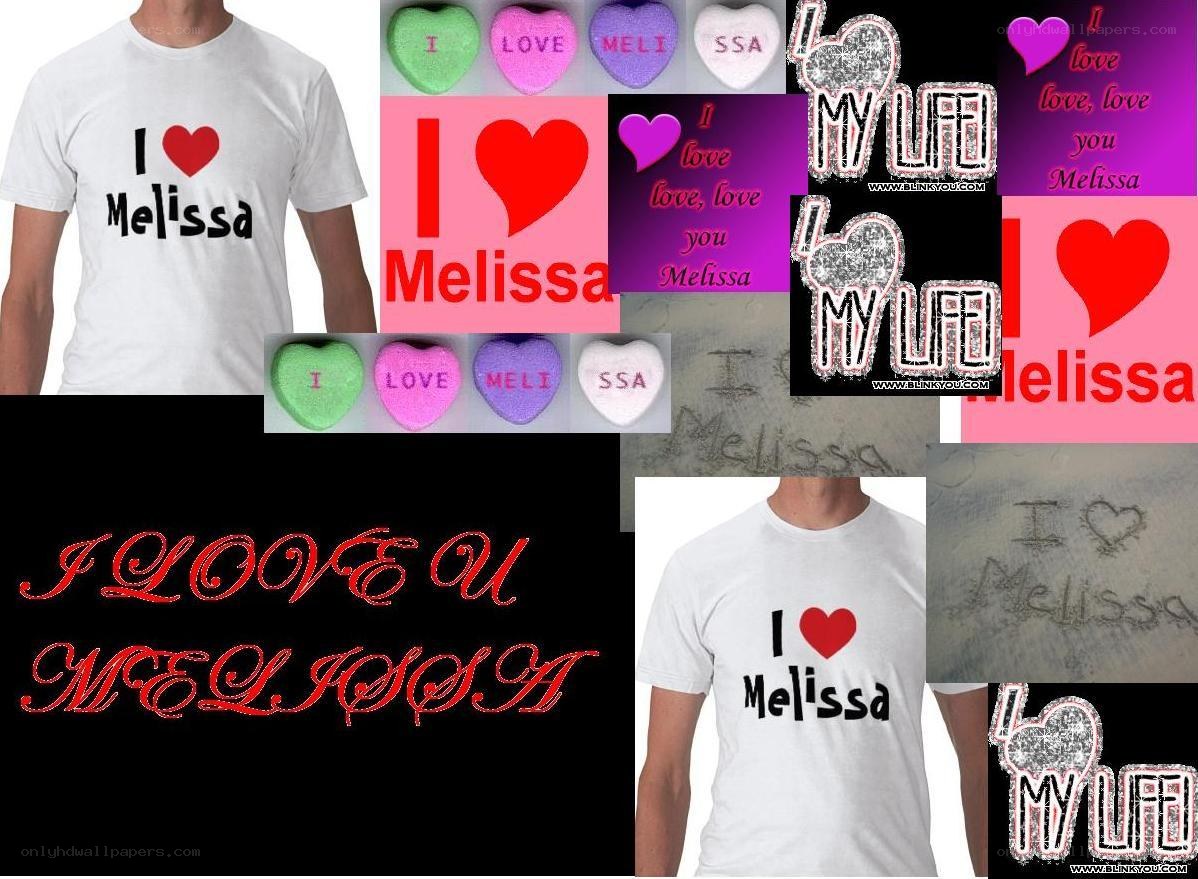 I Love Melissa collage