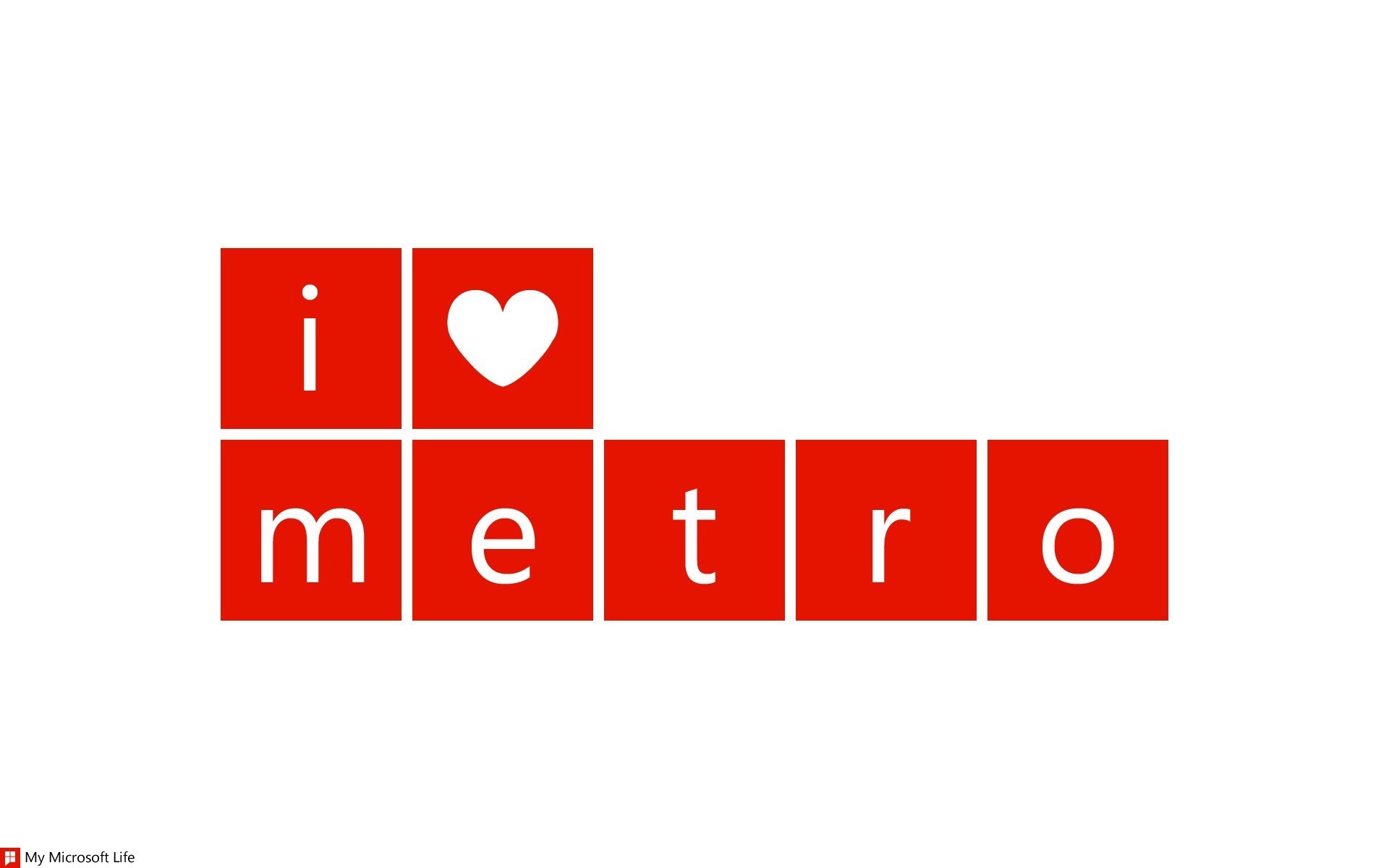 i love metro logo