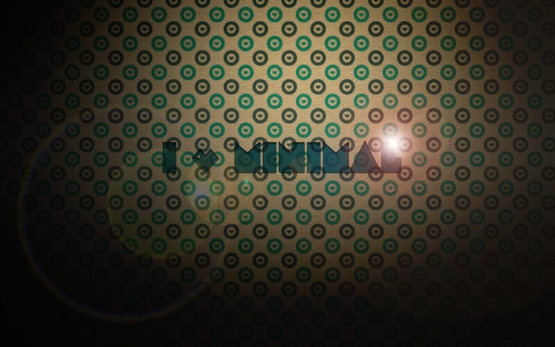 I love minimal design