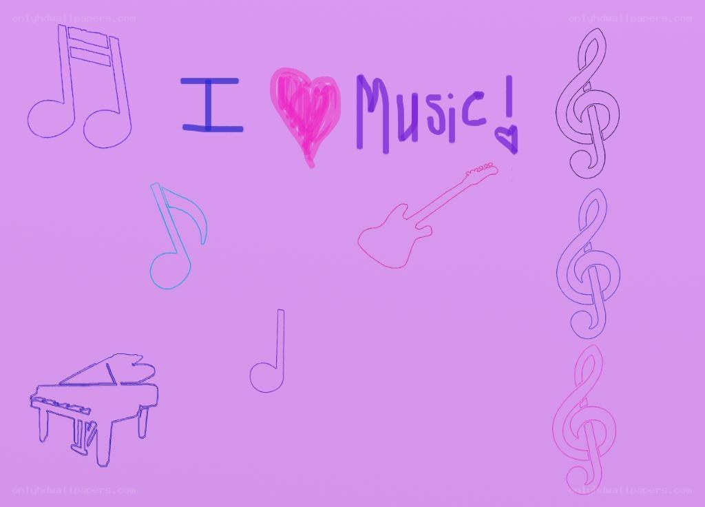 I love music drawing