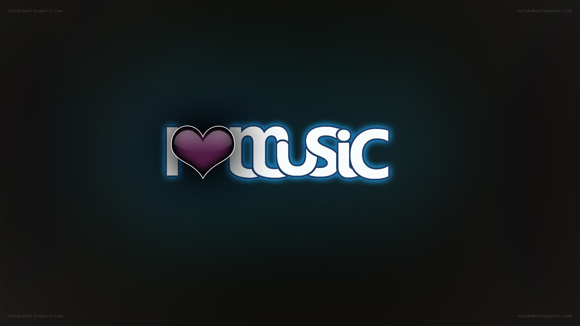 I love music text