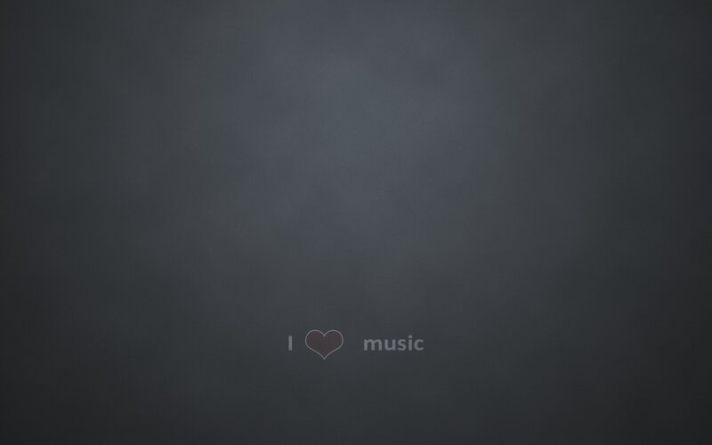 I love music text