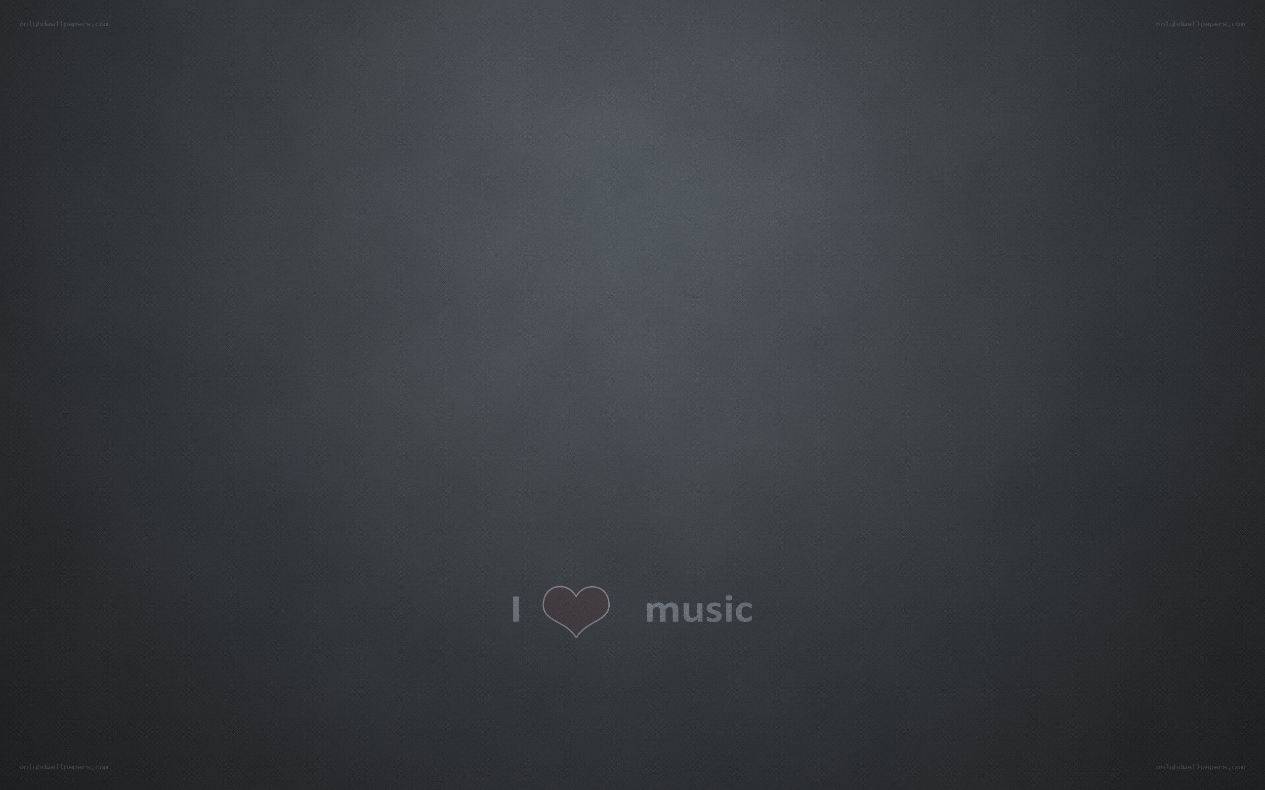 I love music text