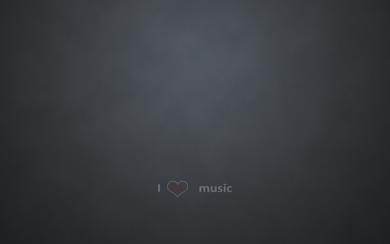 I love music text