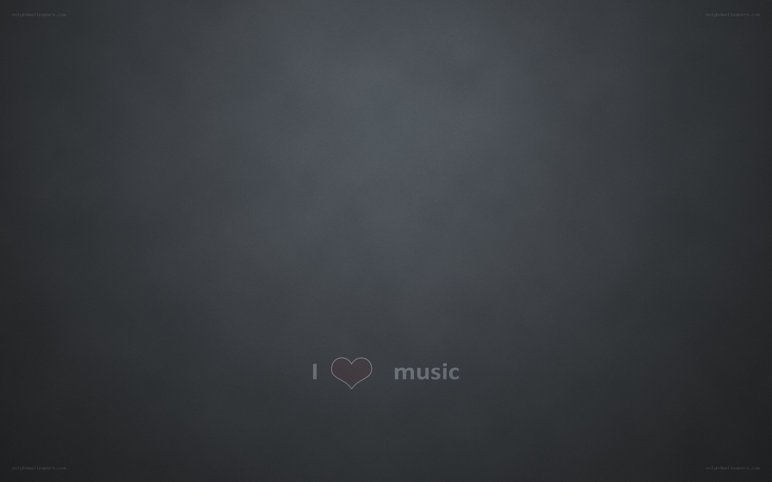 I love music text