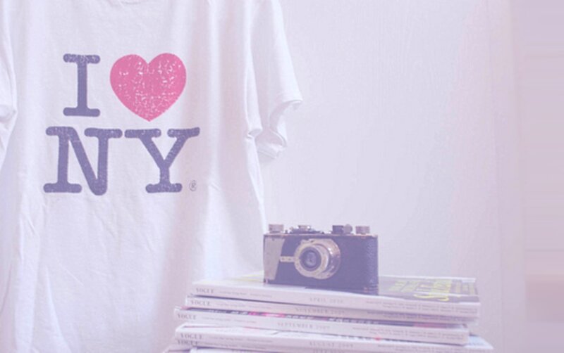 I Love NY t-shirt with camera