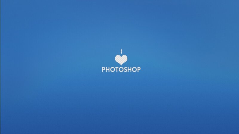 I love Photoshop logo