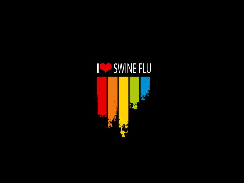I Love Swine Flu logo