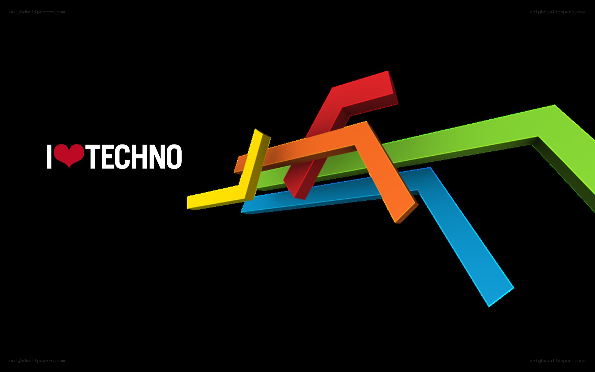 I love techno music