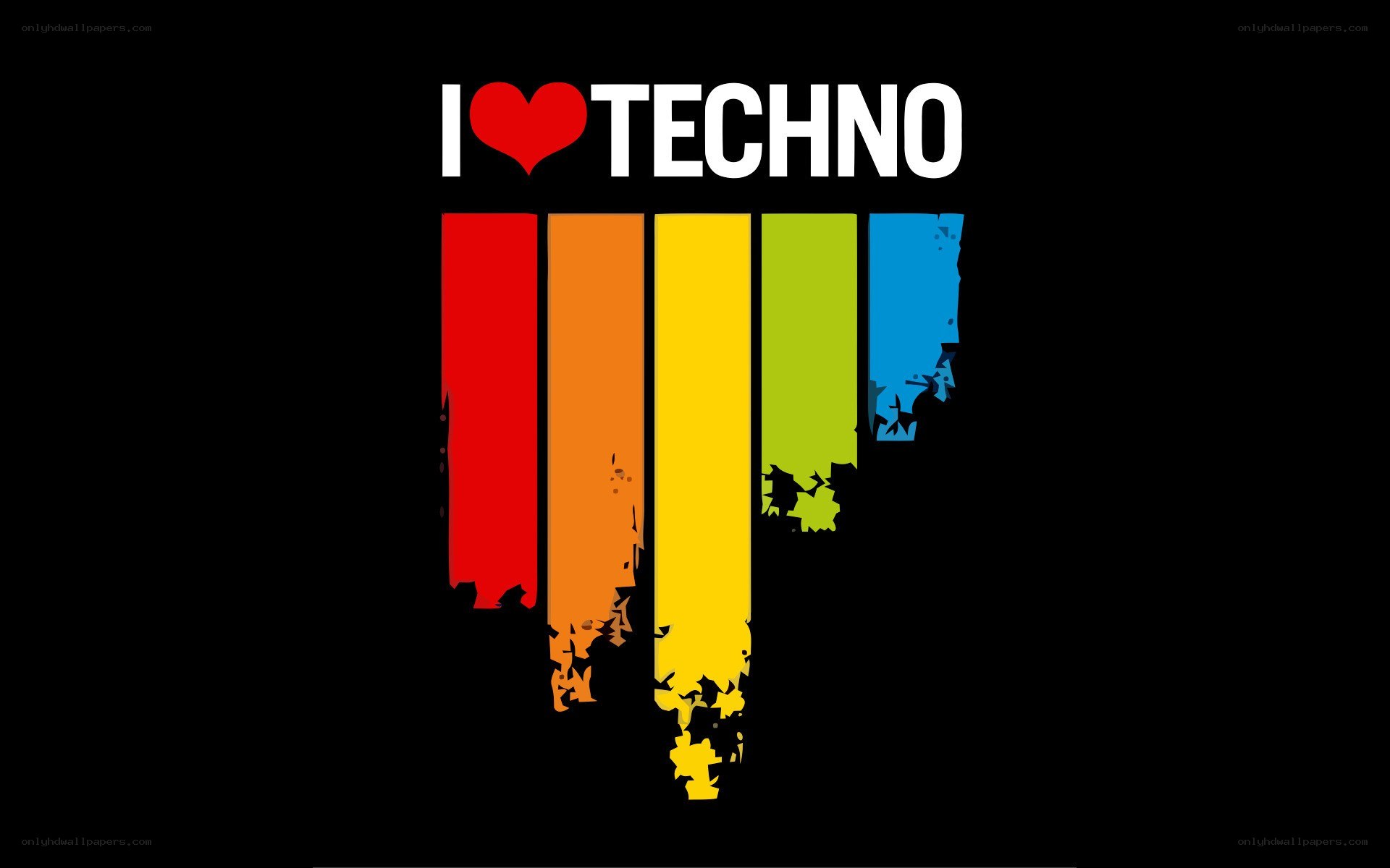 I love techno music