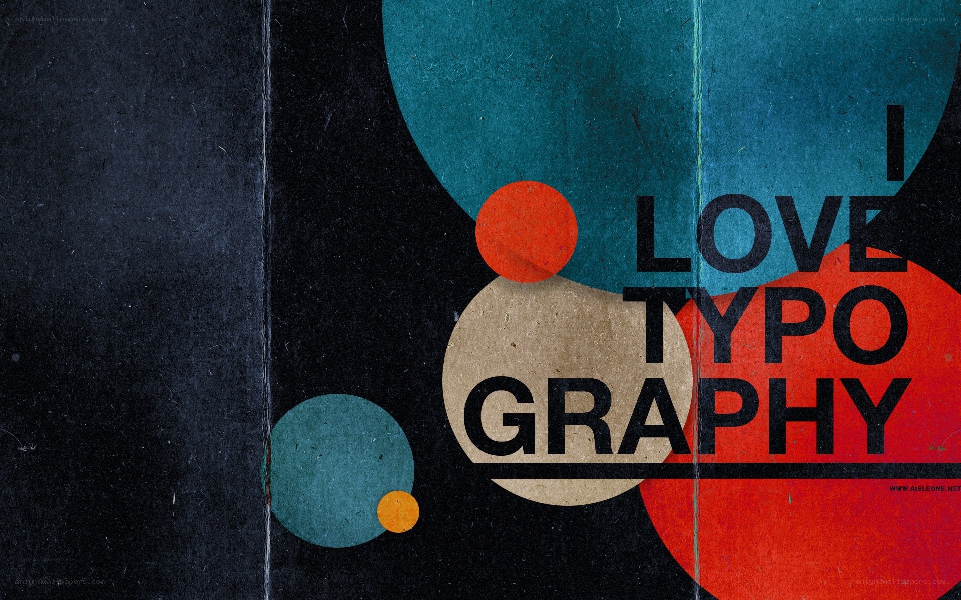 I Love Typography Art