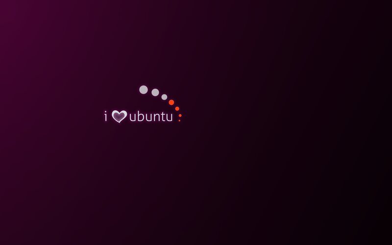I love Ubuntu logo
