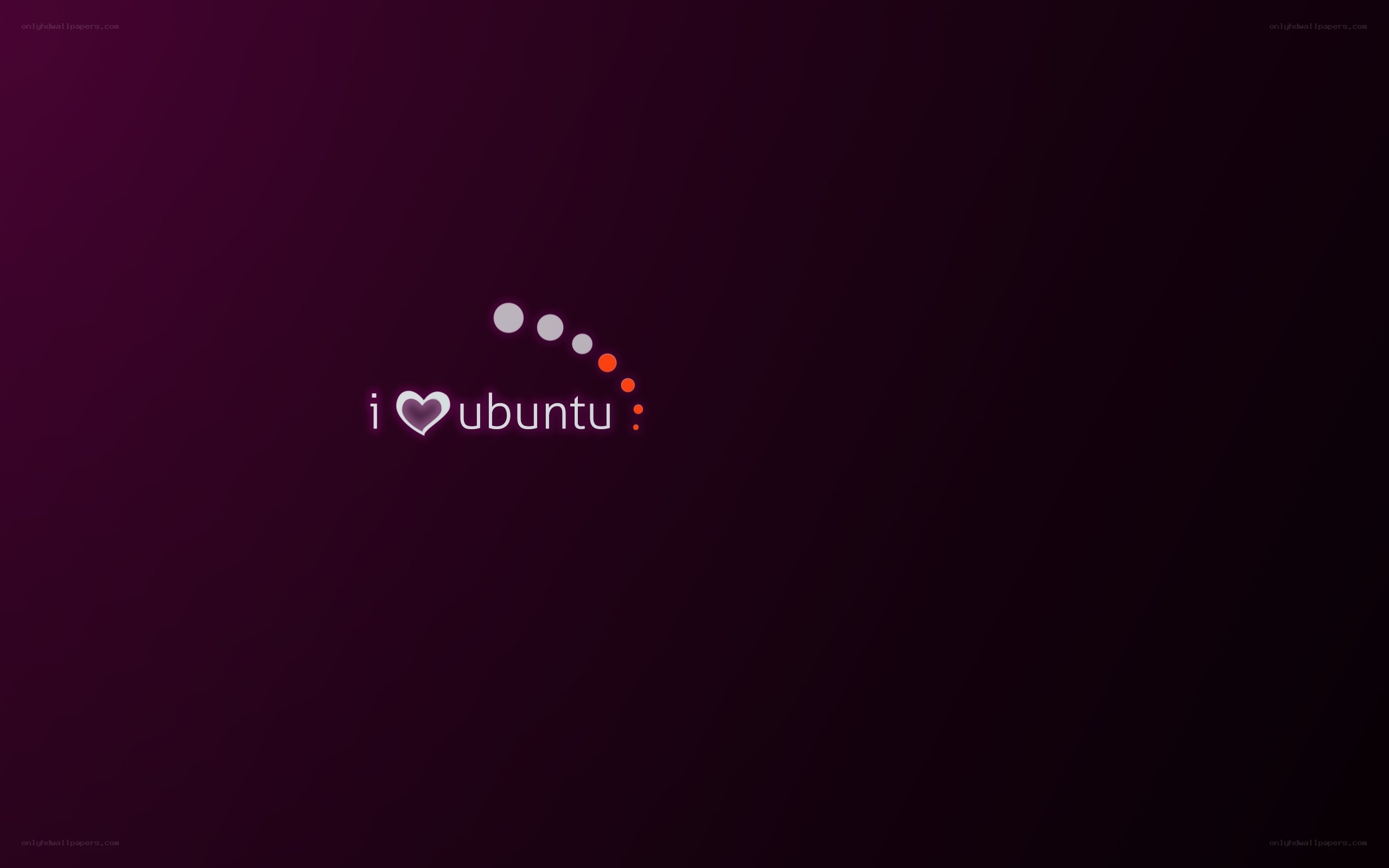I love Ubuntu logo