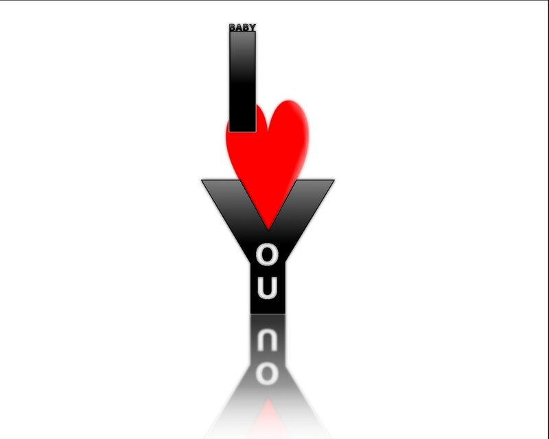 I love you baby graphic
